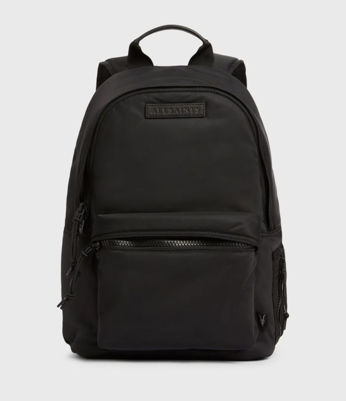 Arena black backpack bag for men