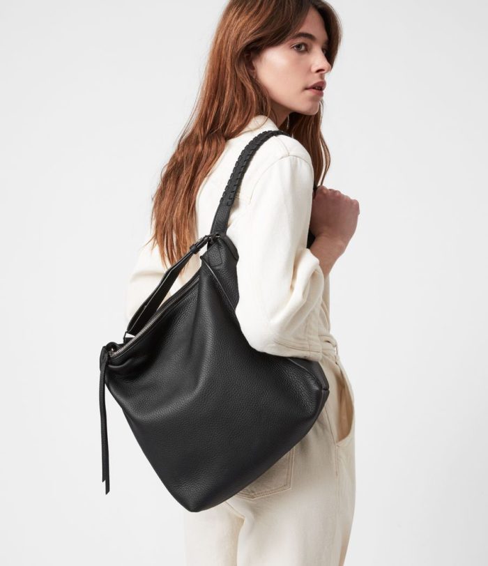 Kita small black leather backpack bag for women - Image 2
